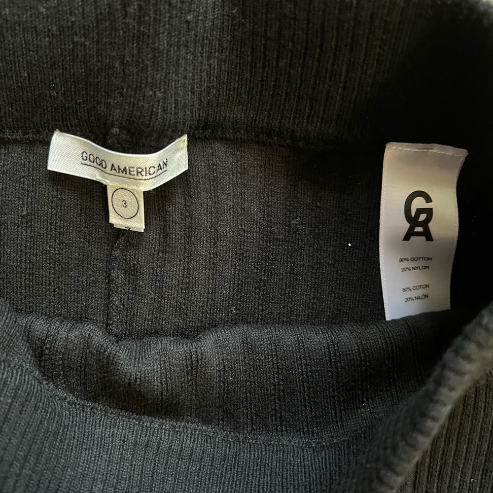 GOOD AMERICAN GO-TO KNIT JOGGER